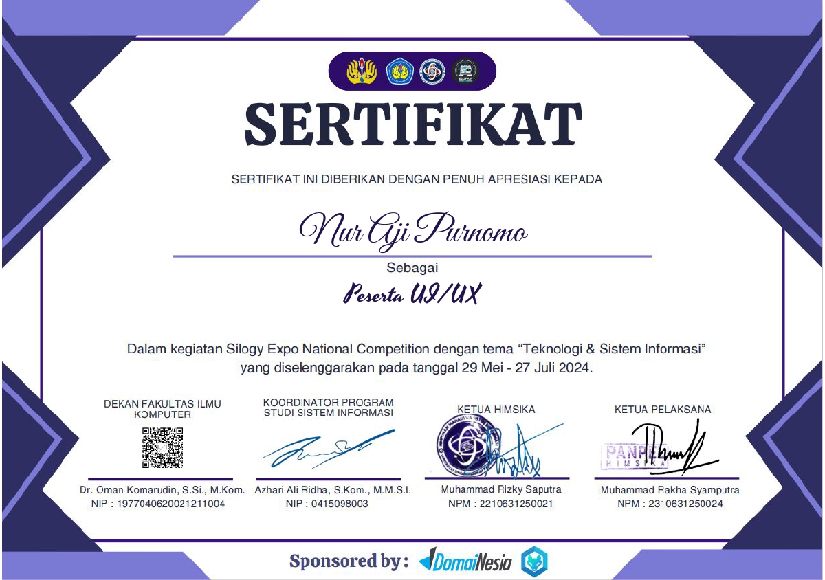 Silogy Expo National UI/UX